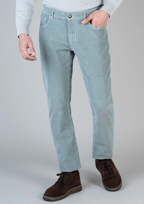 Barmas Green Corduroy