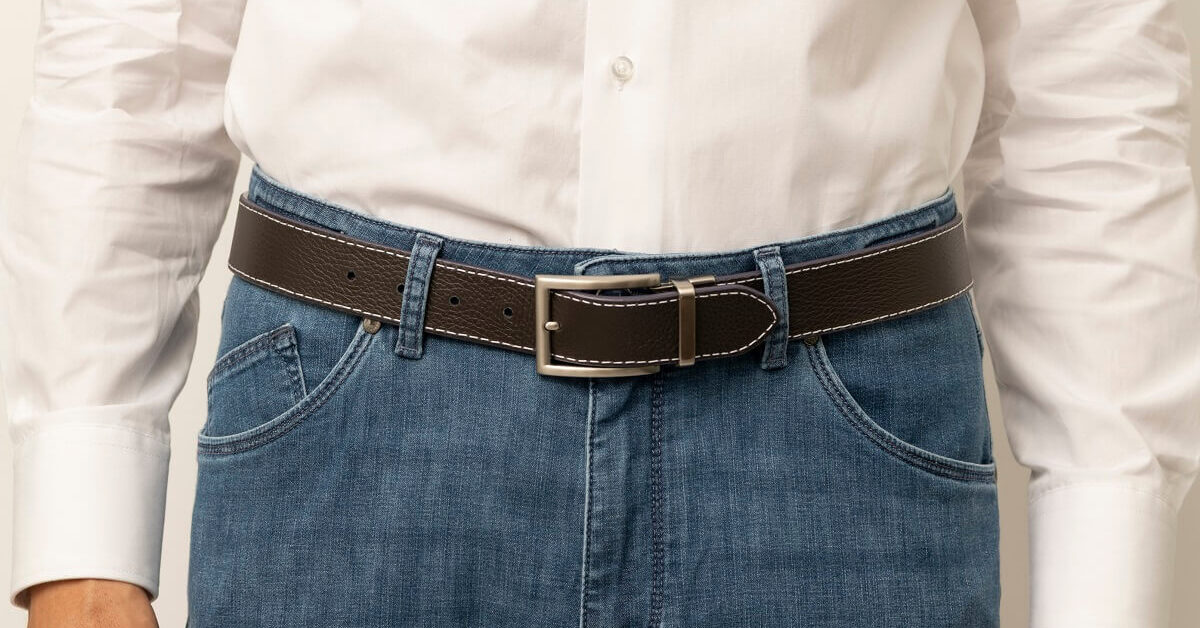 The Reversible Belt - Peter Elliot Blue